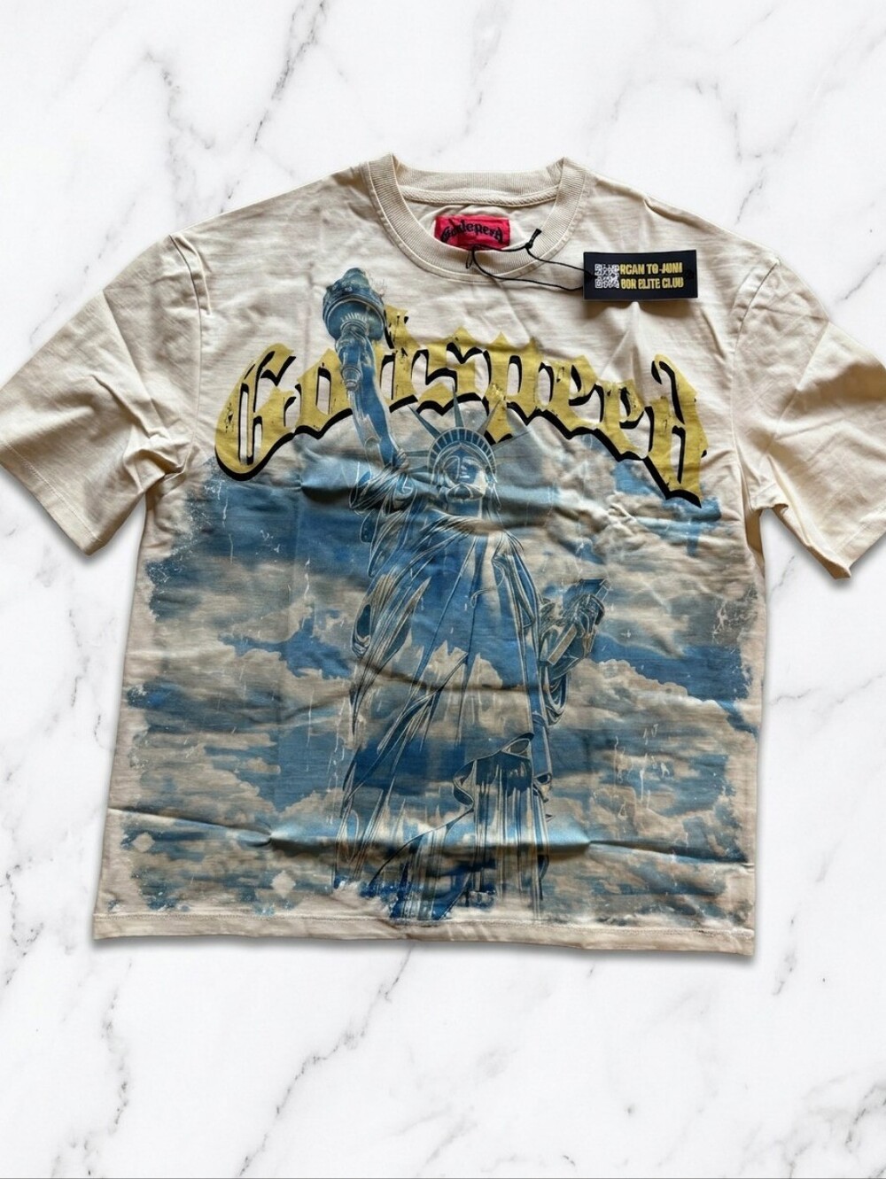 Godspeed Chrome Liberty T Shirt Cream